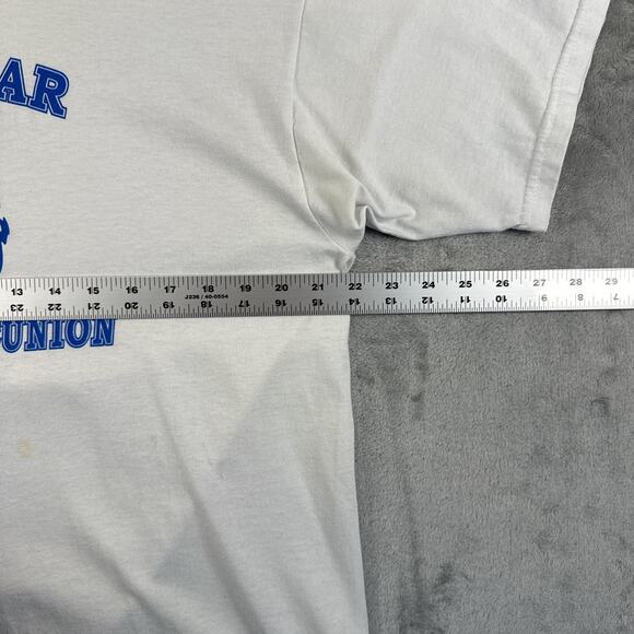 Vintage 90’s 1998 Edgar All School Reunion Bobcat Graphic T-shirt Size XL - Picture 5 of 8